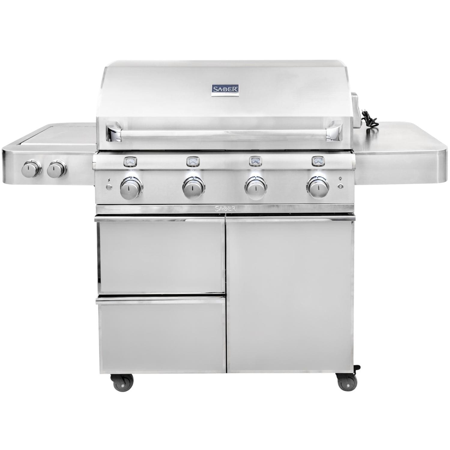 Saber Grills: 670 Series 4-Burner Cart Grill (LP) - Image 16