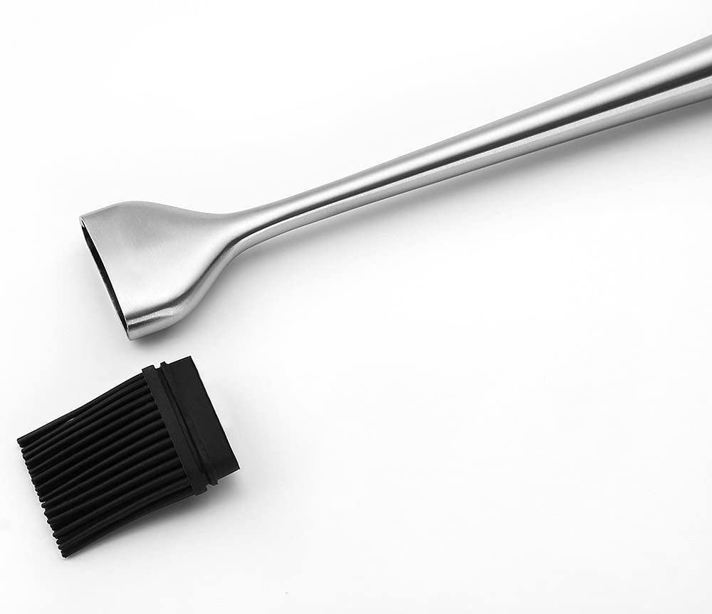 HQY 2 Pack Heavy-Duty BBQ Basting Brush.12 Inch & 7 Inch-Great for BBQ Meat.Cakes and Pastries - Image 5