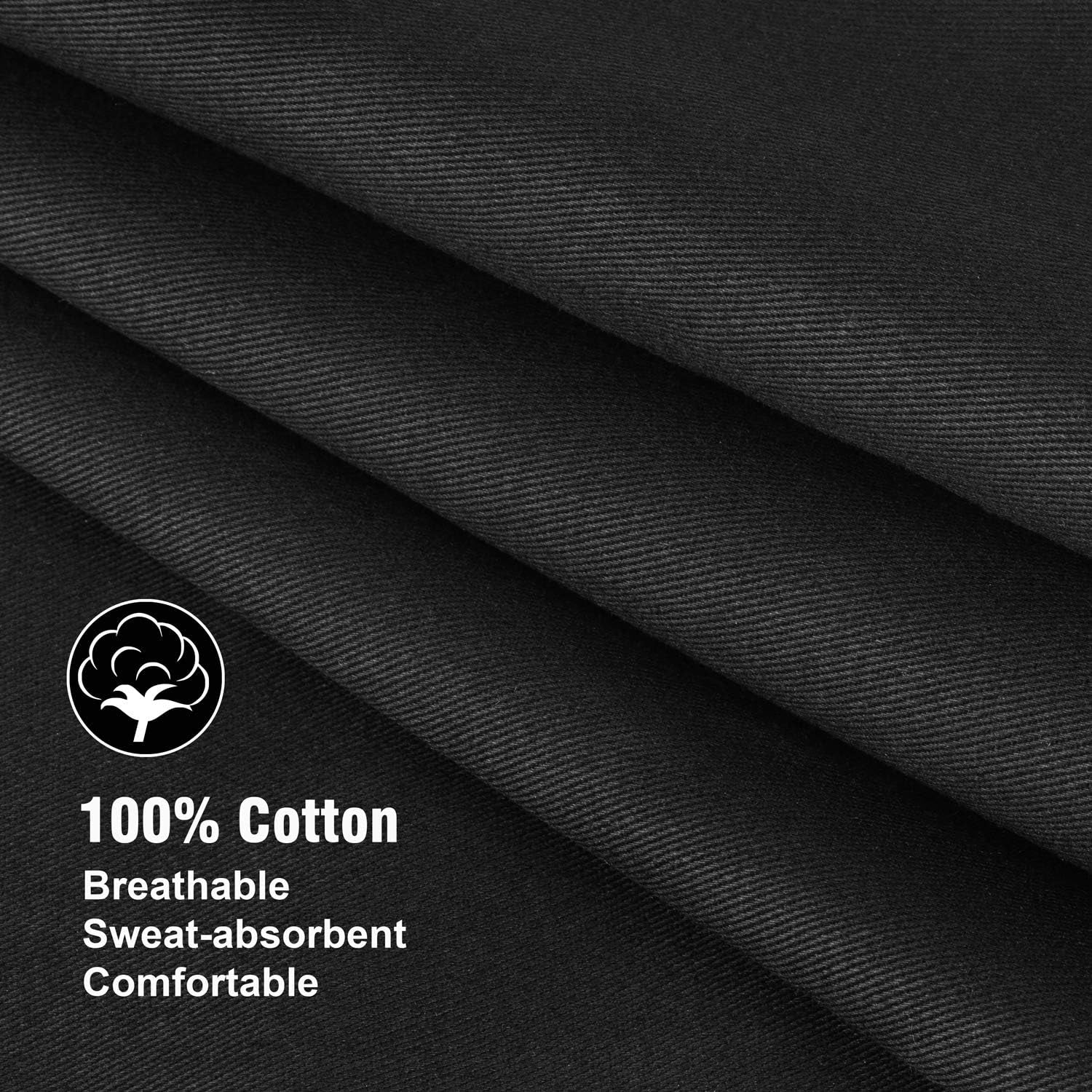 Xornis 100% Cotton Funny Apron with 2 Pockets for Men Women BBQ Grilling Adjustable Bib Black Aprons Gifts Cooking Kitchen - Image 6