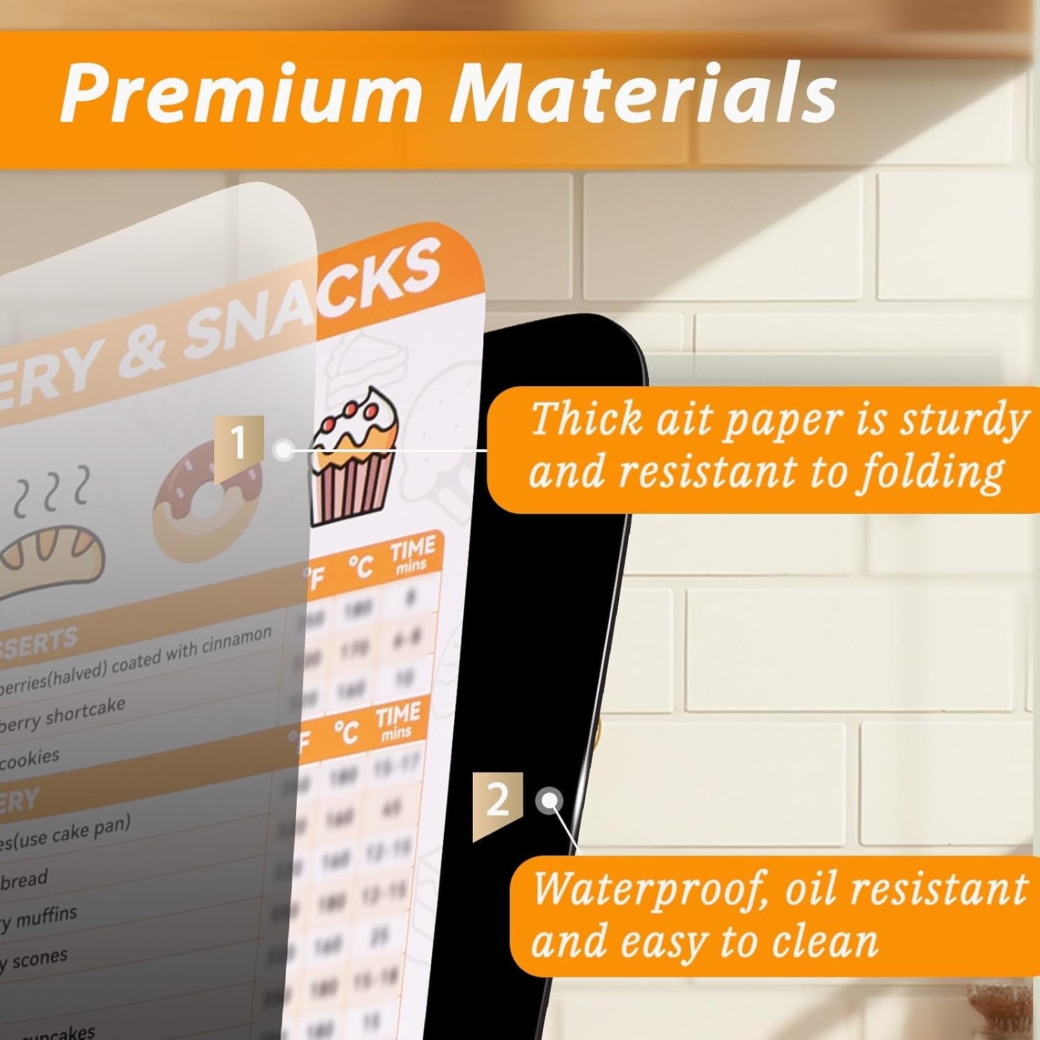 270+ Foods Air Fryer Cheat Sheet Magnets Cooking Guide Booklet. Air Fryer Cooking Guide Magnetic. Air Fryer Accessories for Fryer - Image 6