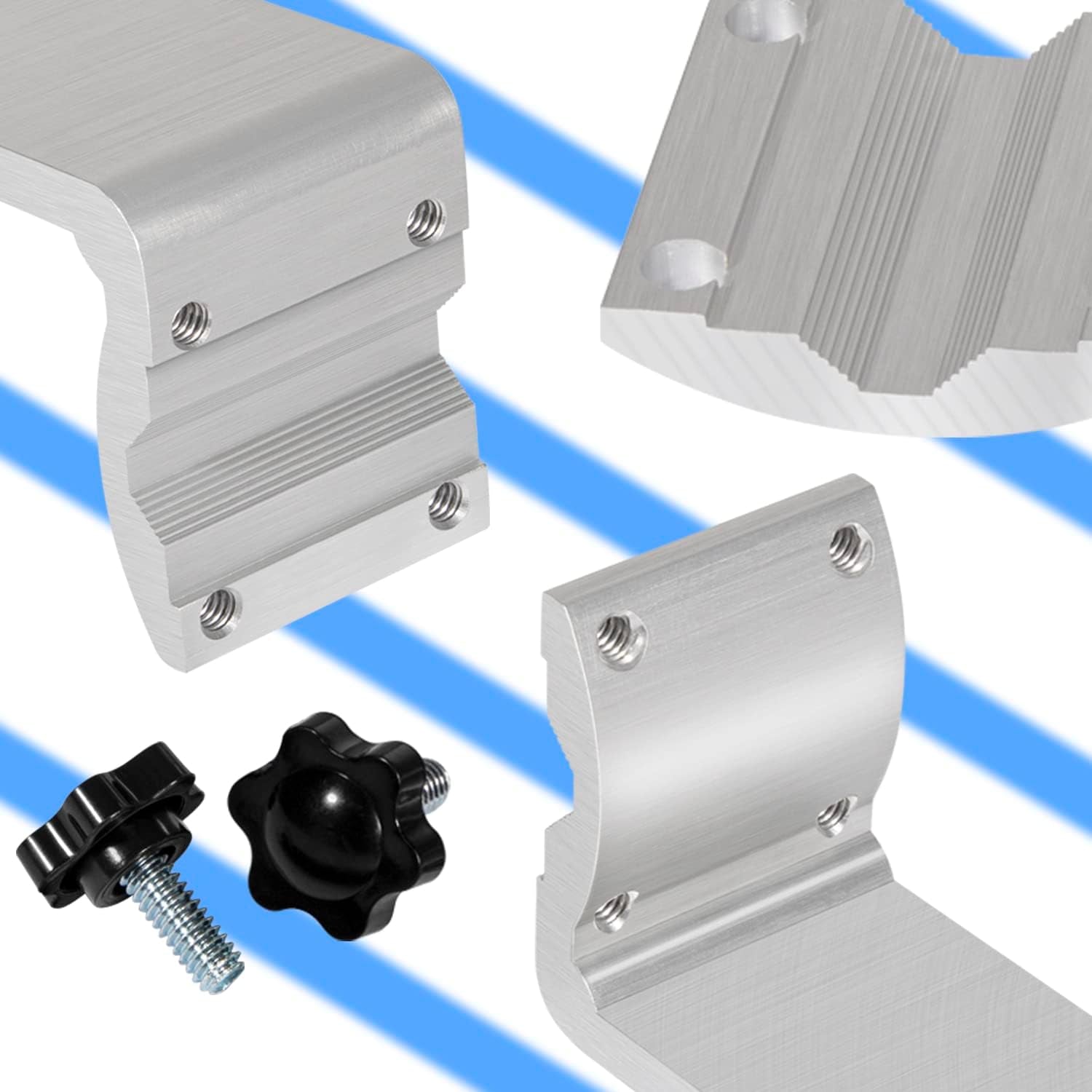 58182 Stow N' Go Grill Rail Mount Bracket. Compatible with Any Kuma Grill and RV Boat Camping Inside/Outboard 7/8 to 1-1/4 round or 1-1/4 Square Horizontal Railings - Image 6