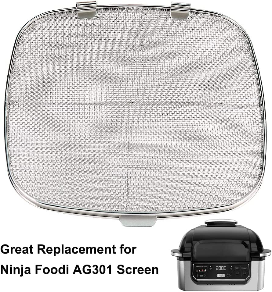Stainless Steel Splatter Shield for Ninja Foodi AG301. Air Fryer Accessories for Ninja Foodi 5-In-1 Indoor Grill. Replacement Parts for Ninja Foodi AG300. AG300C.AG301C. AG302. AG400 - Image 3