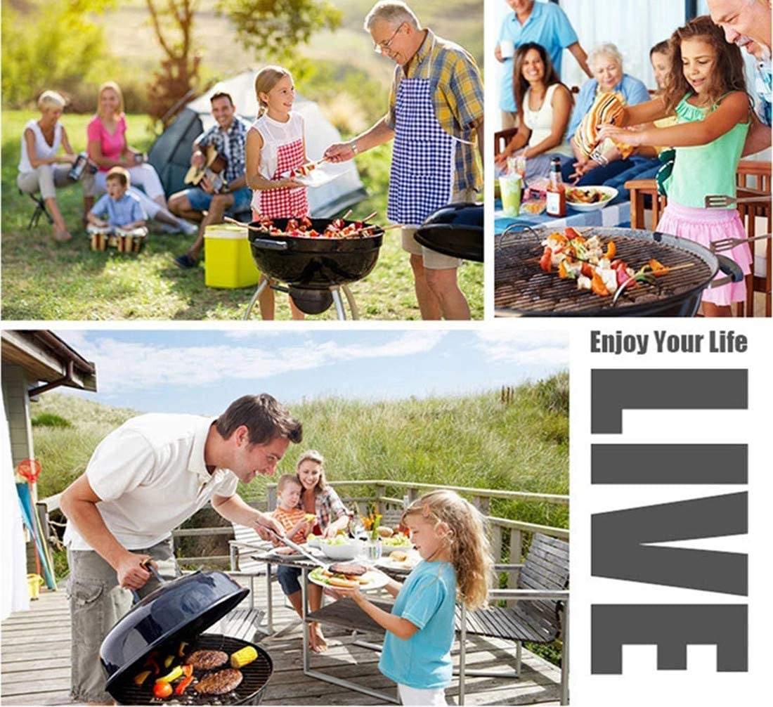 JOMVERL 12PCS Kabob Skewers Flat Metal BBQ Barbecue Skewer 14 Long Stainless Steel Shish Kebob Sticks Wide Reusable Grilling Skewers Set for Meat Shrimp Chicken Vegetable. 12 Pack - Image 2