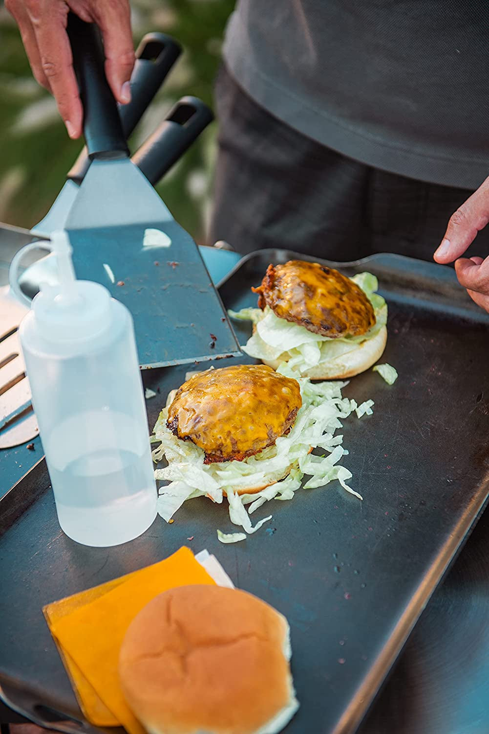 CGG-888 Outdoor Stainless Steel Lid. 360° Griddle Cooking Center - Image 21