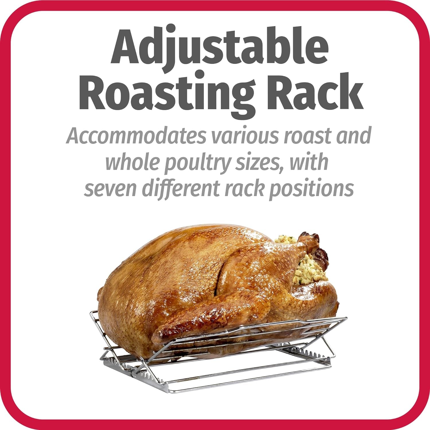 BRADSHAW INTERNATIONAL 23803 Chrome Adjustable Roast Rack - Image 6