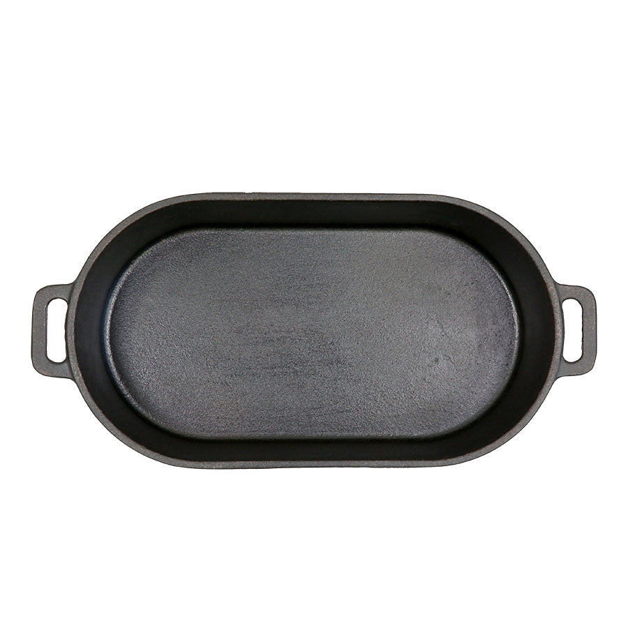 6-QT Cast Iron Roaster with Lid - Image 4