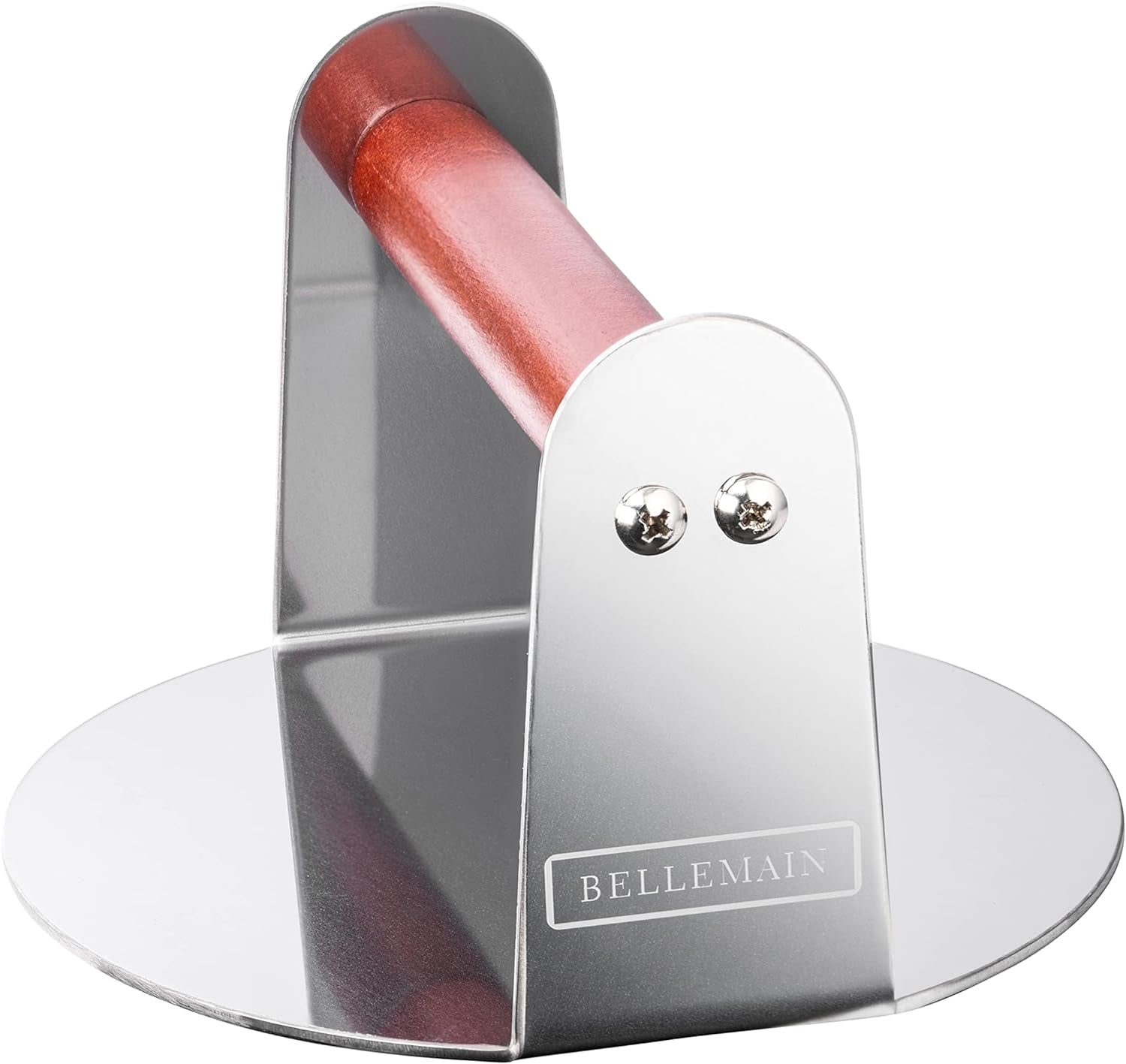 Bellemain Burger Smasher for Griddle | Stainless Steel 6 round Smash Burger Press | Hamburger Press for Grill. Cooking. Meat Press with Wooden Handle. Grill Accessories Kit - Image 7