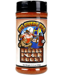 Big Swede BBQ Badass Pork Boost 11.3 Oz Bottle Award Winning Dry Rub Seasoning