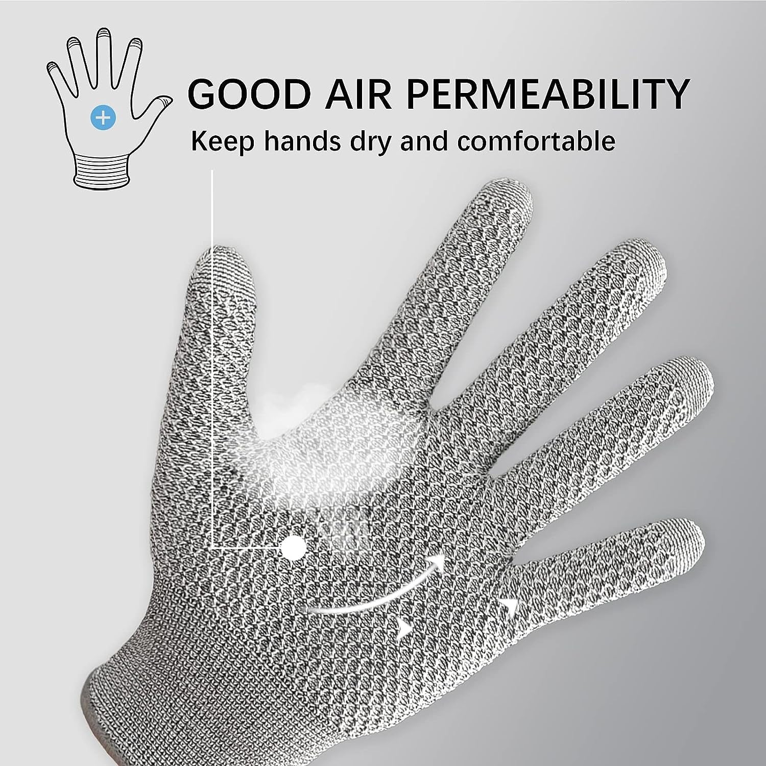 Cut Resistant Gloves. EN388 Level 5 Cut Resistant Gloves. No Cut Gloves. Cut Proof Gloves. Food Grade - Image 4