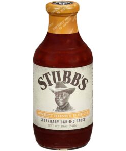 Stubb'S Sweet Honey & Spice BBQ Sauce. 18 Oz