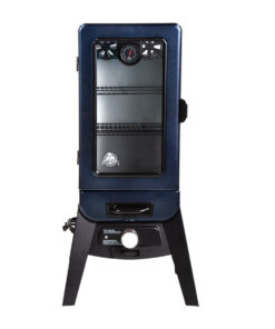 3-Series Blue Hammertone Analog Vertical Smoker - PBV3A1