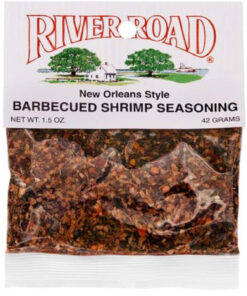 River Road New Orleans Style Barbecued BBQ Shrimp Seasoning. 1.5 Ounce Bag (Seasons up to 3 Pounds of Shrimp)