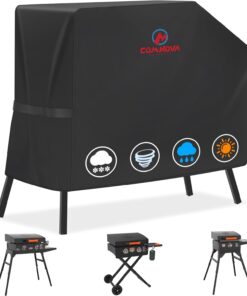 Griddle Cover for Blackstone 22 Inch 17 Inch Griddle with Hood and Stand - 600D Flat Top Grill Cover for Blackstone 22 17 Griddle on Stand and 22 Adventure Ready. Heavy Duty & Waterproof