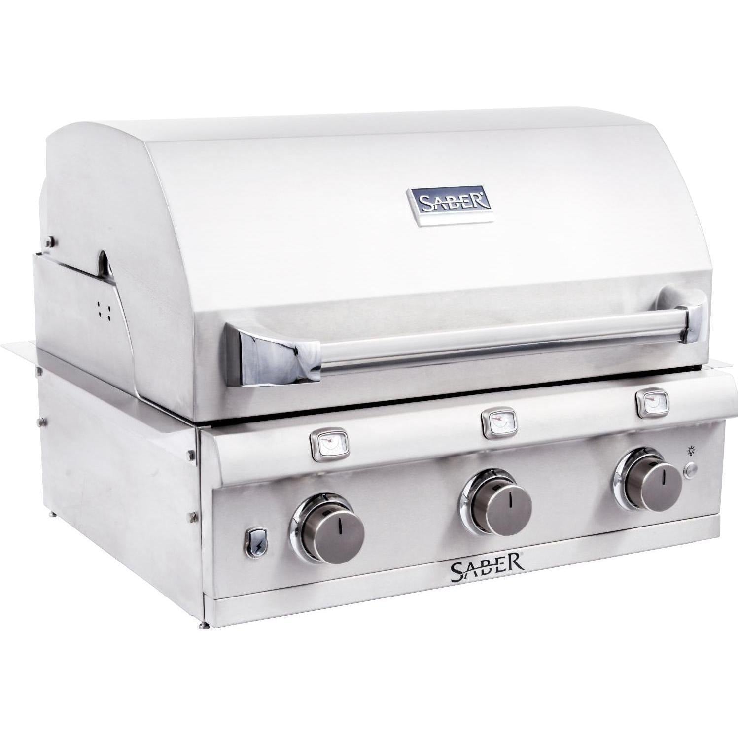 Saber Grills: Stainless Series 3-Burner Built-In Grill (NG) - Image 4