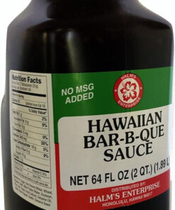 Halm'S Hawaiian BBQ Bar-B-Que Sauce 64 Ounce Bottle