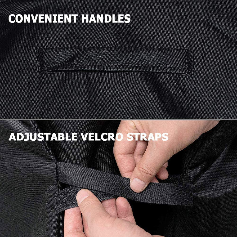 Icover Gas Grill Cover 58 Inch 600D Canvas Waterproof UV Resistant Heavy Duty BBQ Cover 7130 for Weber 3 Burner Grill.Char Broil.Holland. Jenn Air - Image 4