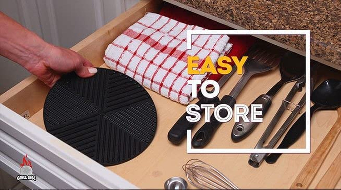 Cast Iron Grill Disc Pan Insert - 7.5 Inch - Image 6