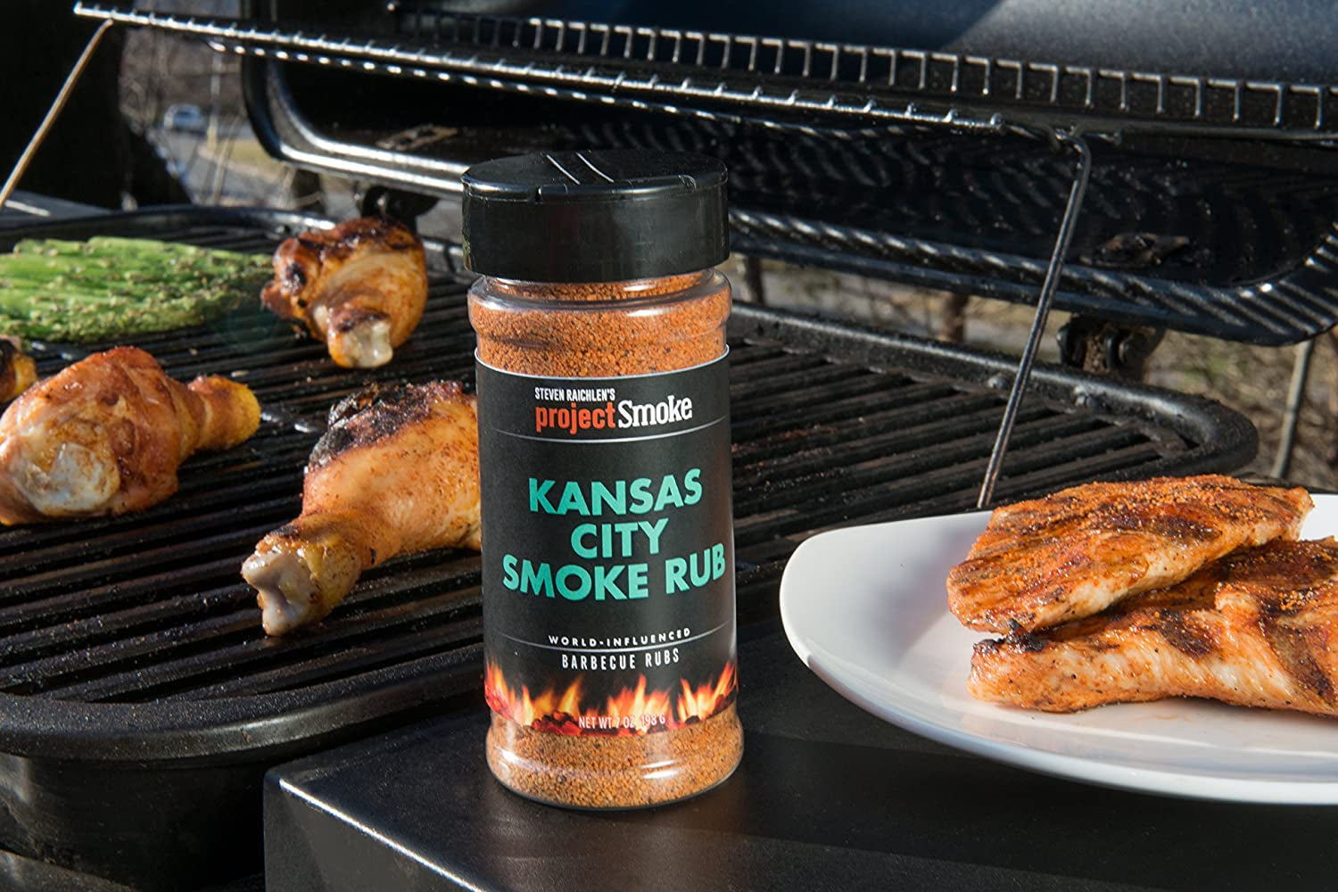 STEVEN RAICHLEN'S Project Smoke BBQ Spice Rub Seasoning Combo Pack - 6 Pack World Wide Barbeque - Image 7