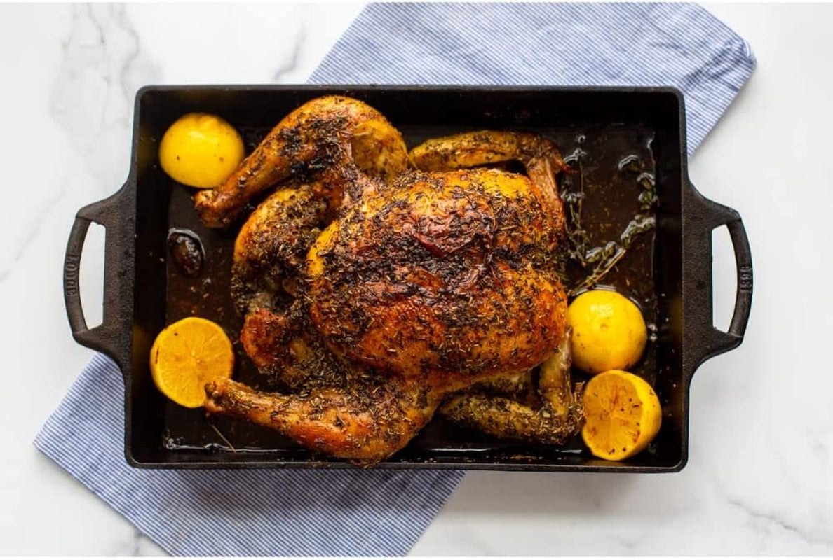 Lodge 9X13 Cast Iron Casserole. Black - Image 8