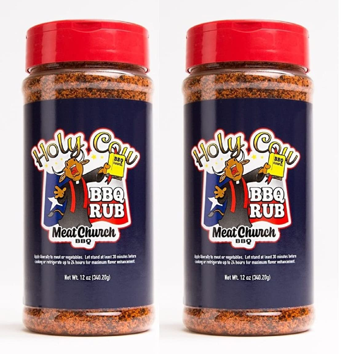 BBQ Rub Combo: Two Bottles of Voodoo (14 Oz) BBQ Rub and Seasoning & BBQ Rub Combo: Two Bottles of Holy Cow (12 Oz) BBQ Rub and Seasoning - Image 4