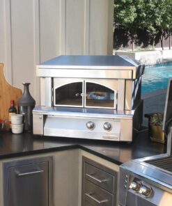 Alfresco: 30 Countertop Pizza Oven. Natural Gas