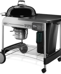 Weber Performer Deluxe Charcoal Grill. 22-Inch. Touch-N-Go Gas Ignition System. Black