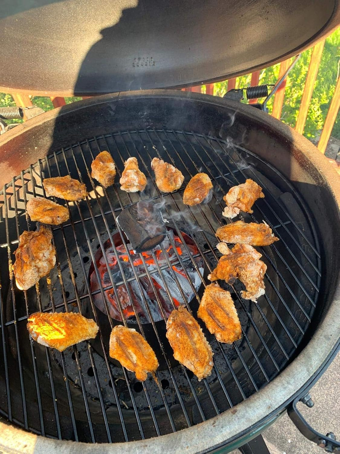 Uniflasy BBQ Whirlpool for Weber Kettle 22. 26.75 Inches WSM Weber Smokey Mountain for Big Green Egg XL Kamado Cone Kettle Charcoal Grill Accessories for Weber Master Touch 22 - Image 9