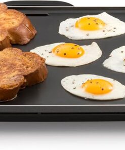 Presto 07072 22-Inch Extra Large Griddle. 22X 13. Low Profile Design. Ceramic Nonstick. Black