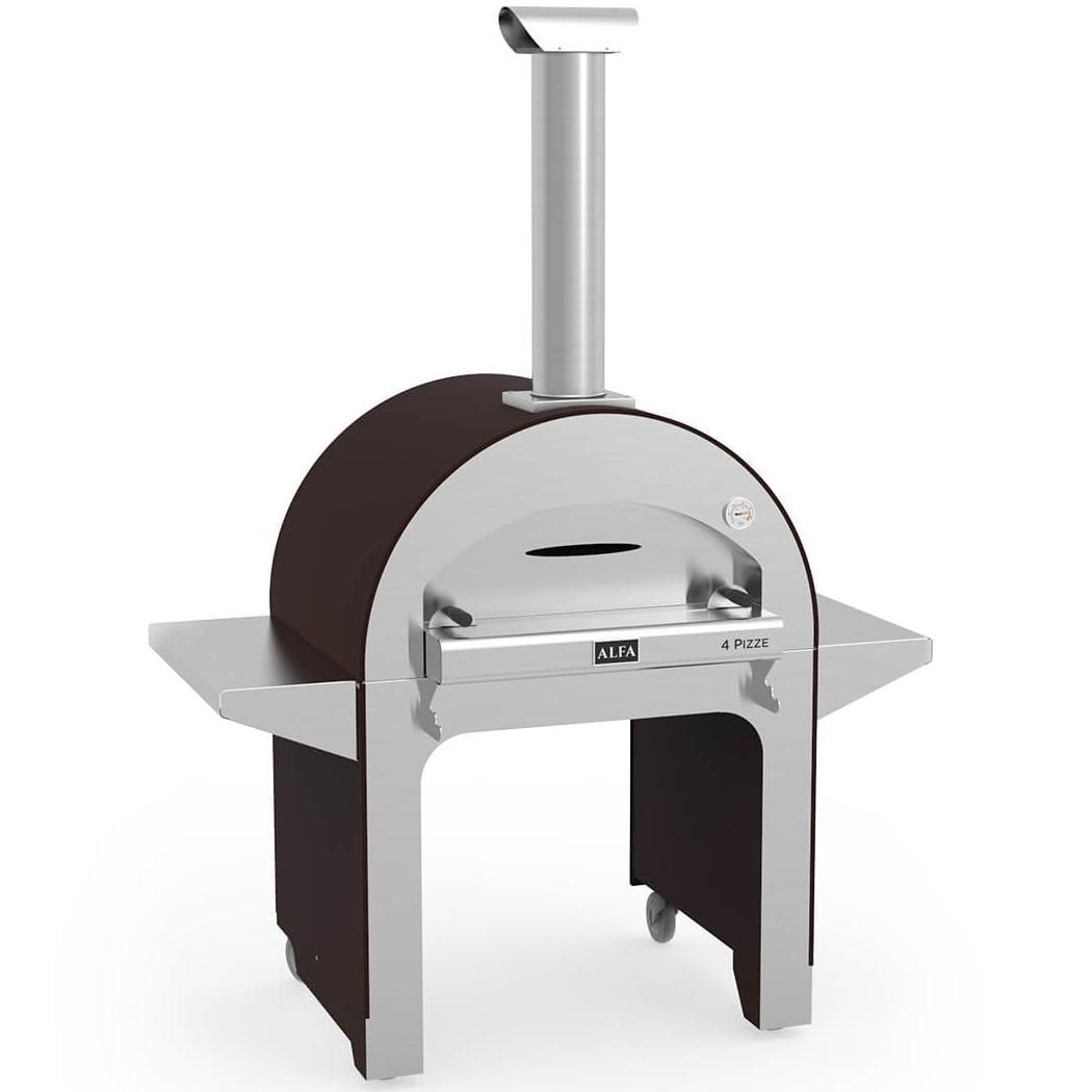 Alfa Pizza Ovens: Classico 4 Pizze Copper w/ Base - Image 2