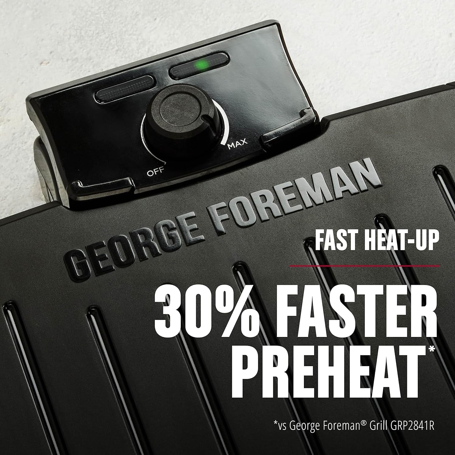 GEORGE FOREMAN® Contact Submersible™ Grill. 5-Serving Grill - Adjustable Temperature Control. Black Plates. Wash the Entire Grill - Image 4