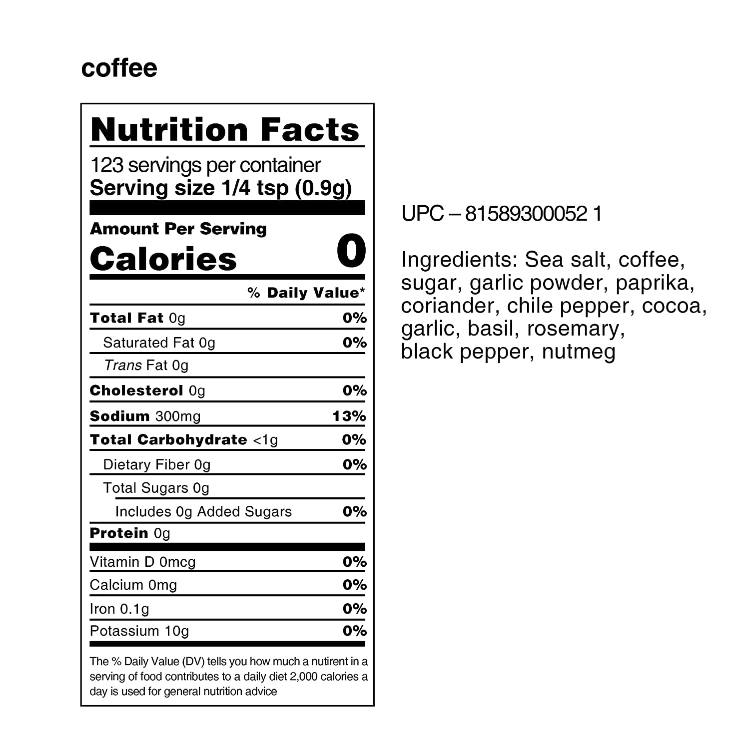 Coffee Seasoning Rub - Gourmet Seasoning Rub with Coffee and Cocoa - Gluten Free All Natural Multi-Purpose Seasoning for Barbecue Rubs and Sauces - 3.5 Oz Shaker Bottle - Image 5