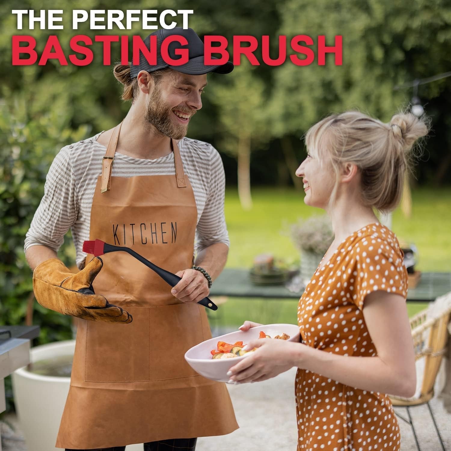 Pastry Brush Basting for Cooking Barbecue Grill Silicone Ergonomic Angled Removable Head - Image 6