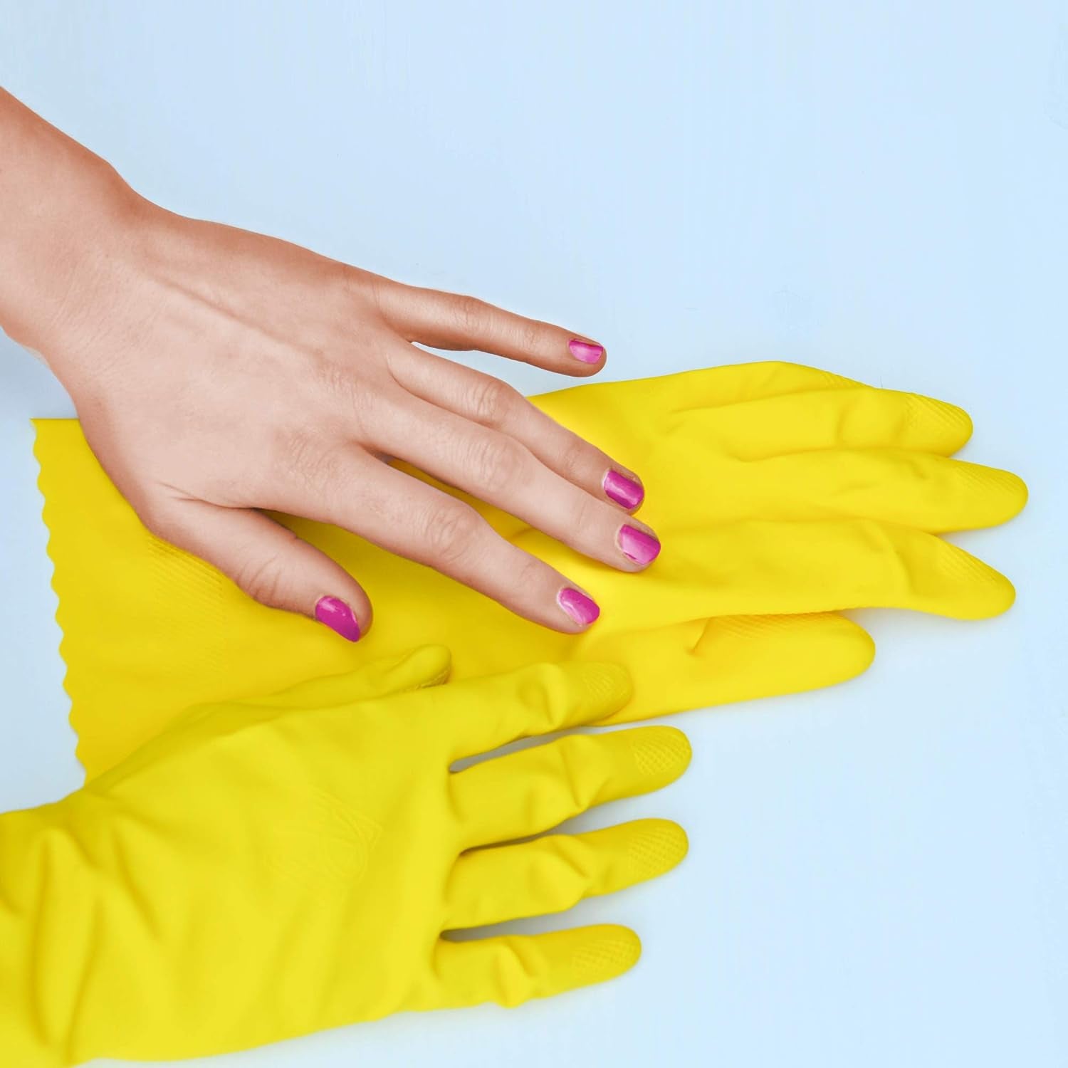 Handsaver Rubber Gloves for Kitchen and Household Cleaning (6 Pairs) - Image 7