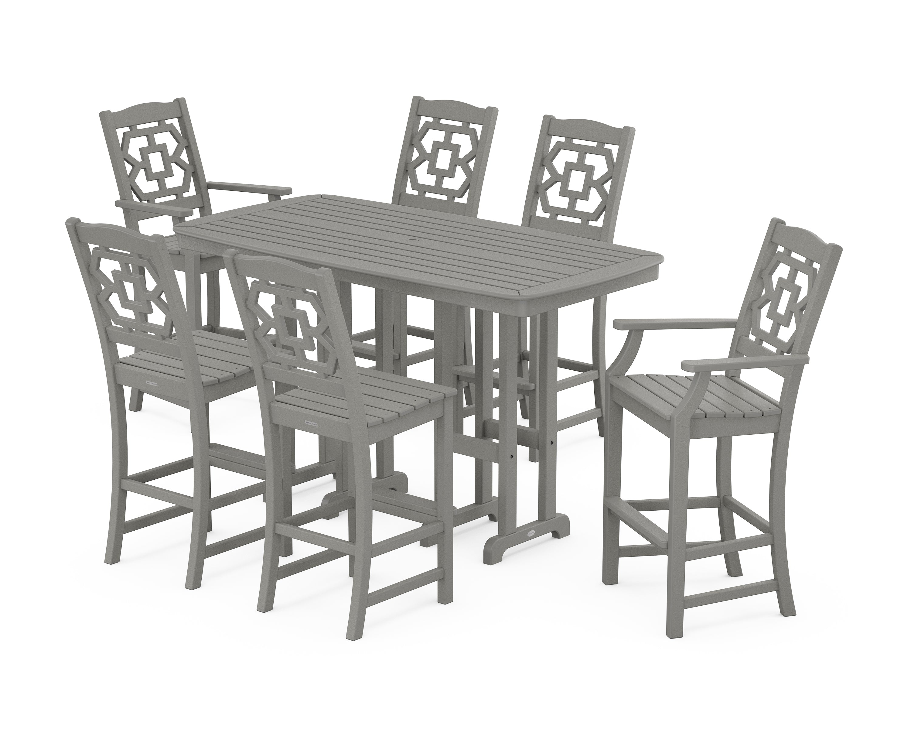 Polywood: Chinoiserie 7-Piece Bar Set - Image 12
