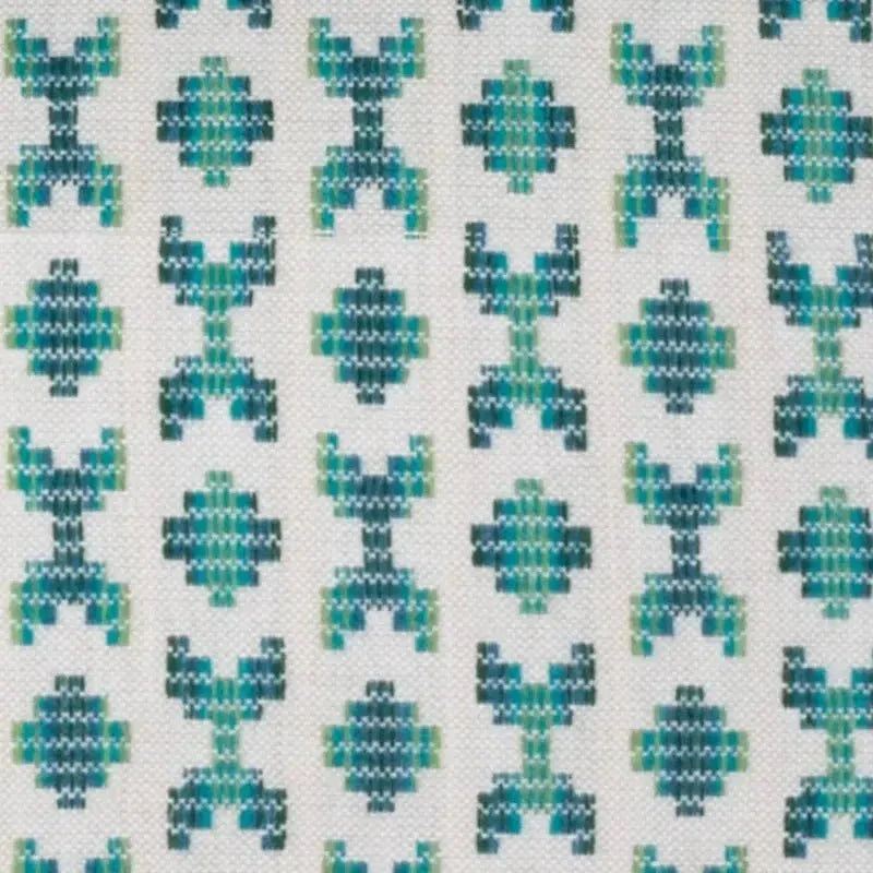 Elaine Smith Alcazar Sea Green Lumbar Pillow - Image 3