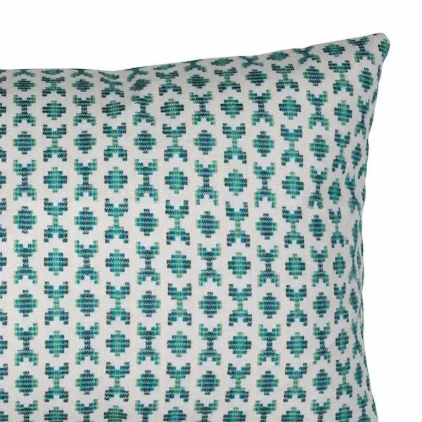 Elaine Smith Alcazar Sea Green Lumbar Pillow - Image 2