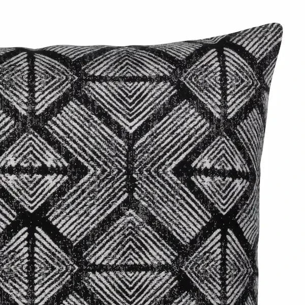 Elaine Smith Bakuba Ebony 20 Square Pillow - Image 2