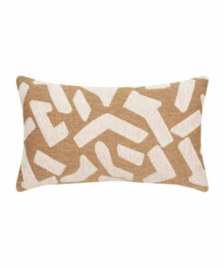Elaine Smith Fascination Caramel Lumbar Pillow