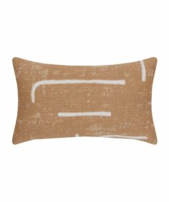 Elaine Smith Instinct Caramel Lumbar Pillow