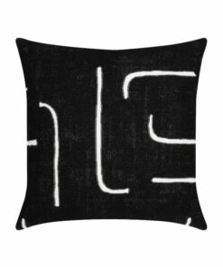 Elaine Smith Instinct Ebony 20 Square Pillow