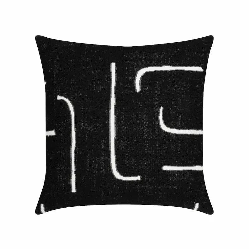 Elaine Smith Instinct Ebony 20 Square Pillow