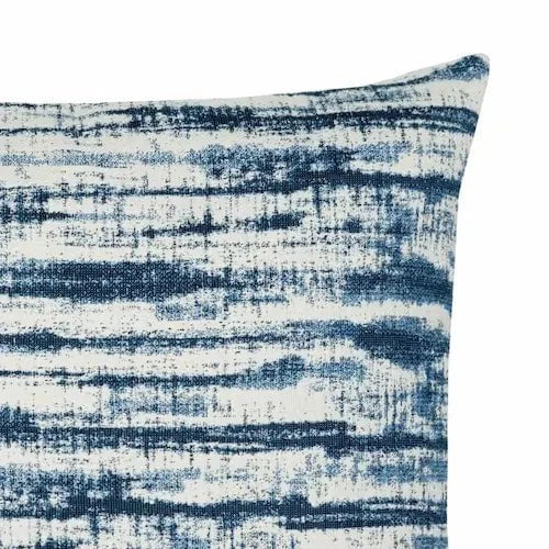 Elaine Smith Linear Indigo 20 Square Pillow - Image 2