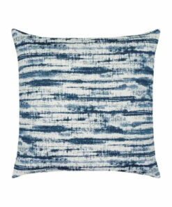 Elaine Smith Linear Indigo 20 Square Pillow