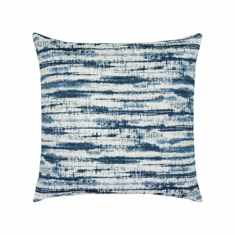 Elaine Smith Linear Indigo 20 Square Pillow