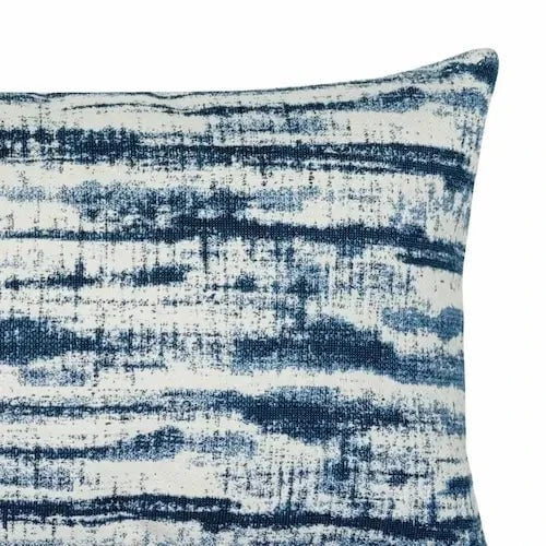 Elaine Smith Linear Indigo Lumbar Pillow - Image 2