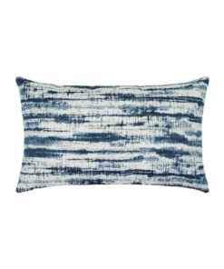 Elaine Smith Linear Indigo Lumbar Pillow