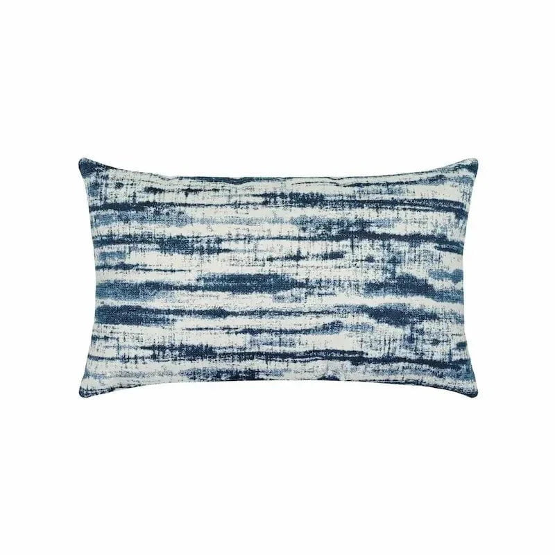 Elaine Smith Linear Indigo Lumbar Pillow
