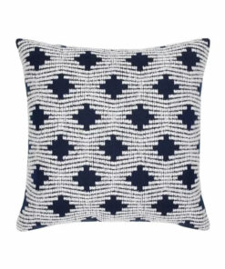 Elaine Smith Pizzazz Indigo 20 Square Pillow