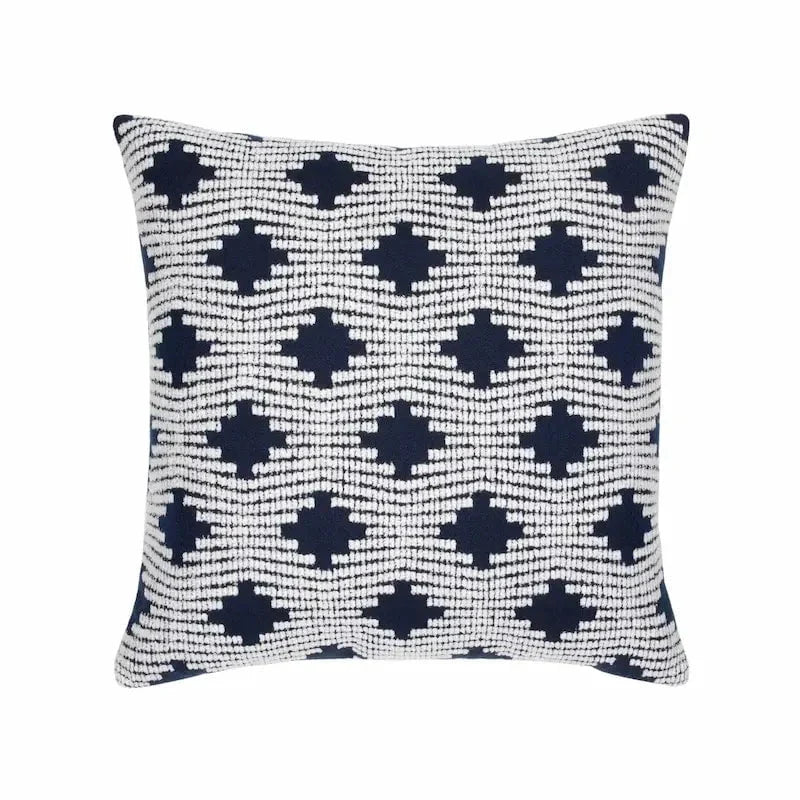Elaine Smith Pizzazz Indigo 20 Square Pillow