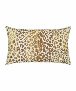 Elaine Smith Wild One Caramel Lumbar Pillow
